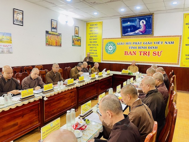 Ban Thường trực Ban Trị sự Phật giáo tỉnh họp thường kỳ chuẩn bị Đại lễ Phật đản PL. 2567